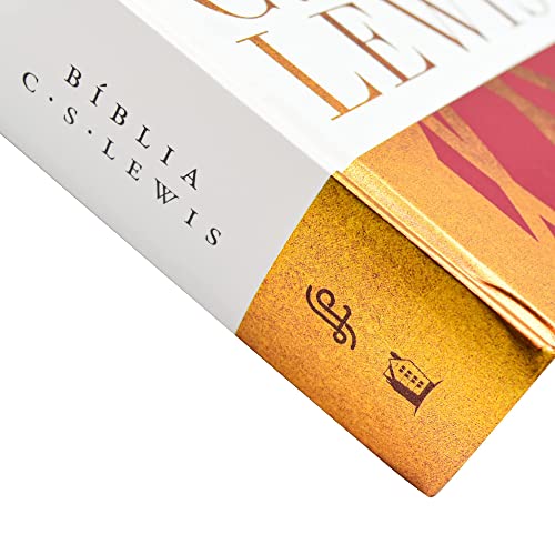 Bíblia C. S. Lewis: NVT - Capa Dura - Portugues do Brasil - Leituras dos célebres clássicos espirituais de Lewis - Letra Grande - Leitura Perfeita