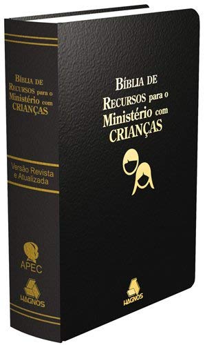 Biblia de Recursos Para Ministerio com Criancas ( Ara ) - Luxo Preta