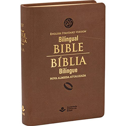 Bíblia Bilíngue ESV/NAA - Inglês/Português (Portuguese Edition) Bilingual Bible English Portuguese