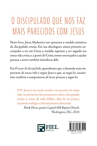 O Custo Do Discipulado - A Doutrina Da Imitacao De Cristo (Em Portugues do Brasil)