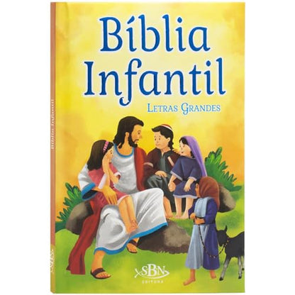 Biblia Infantil - Letras Grandes (Em Portugues do Brasil)