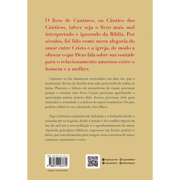 Cantares para casais - Em Portugues do Brasil - Princípios Práticos Para Um Casamento Alicerçado Na Palavra