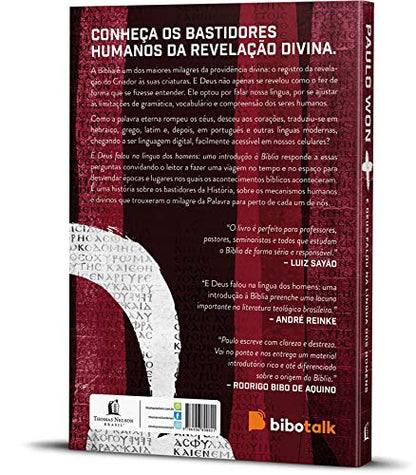 E Deus Falou Na Lingua Dos Homens - uma introducao a Biblia (Em Portugues do Brasil)