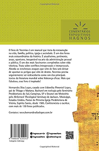 NEEMIAS: O líder que restaurou uma nação (Comentários Expositivos Hernandes Dias Lopes) (Portuguese Edition)