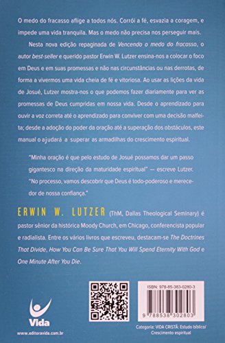 Vencendo o Medo do Fracasso. Lições da Vida de Josué (Em Portuguese do Brasil)