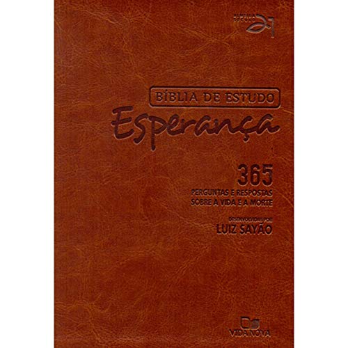 Biblia de Estudo Esperanca - Capa Couro Simulado