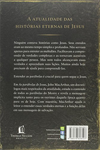 Parabolas de Jesus Comentadas por John Macarthur, As