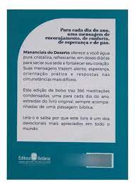 Mananciais No Deserto - Devocional De Bolso - Azul (Em Portugues do Brasil)