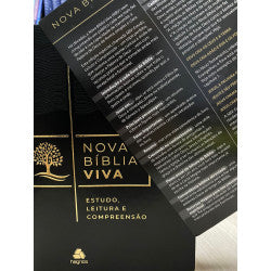 Nova Bíblia Viva – Estudo, leitura e compreensão - Preto - Flexivel - Em Portugues do Brasil - NBV: Estudo, Leitura e Compreensão